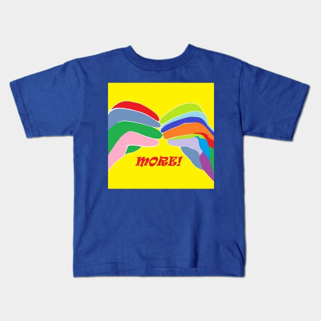 ASL More Kids T-Shirt by EloiseART